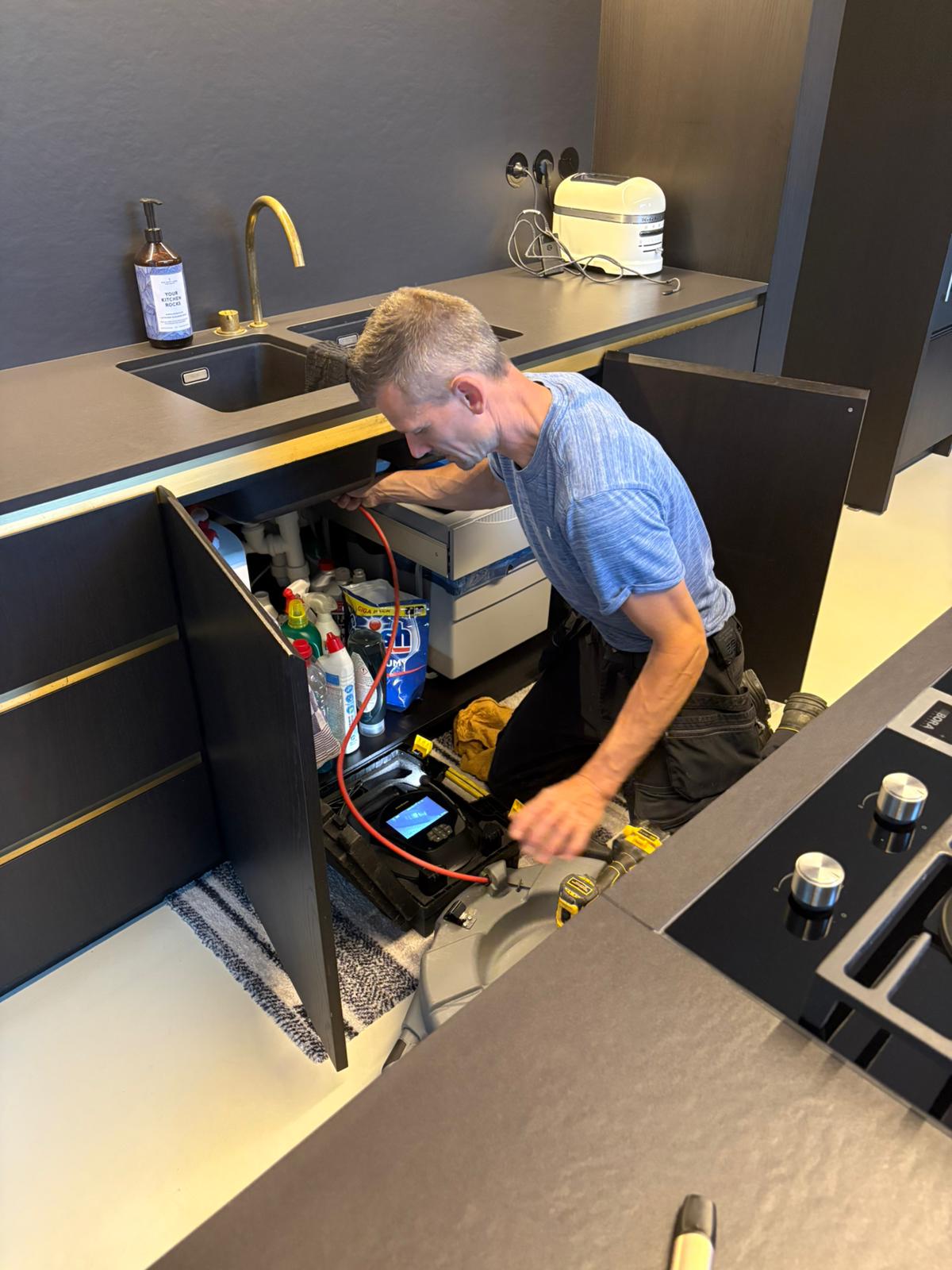 Ontstopping keuken