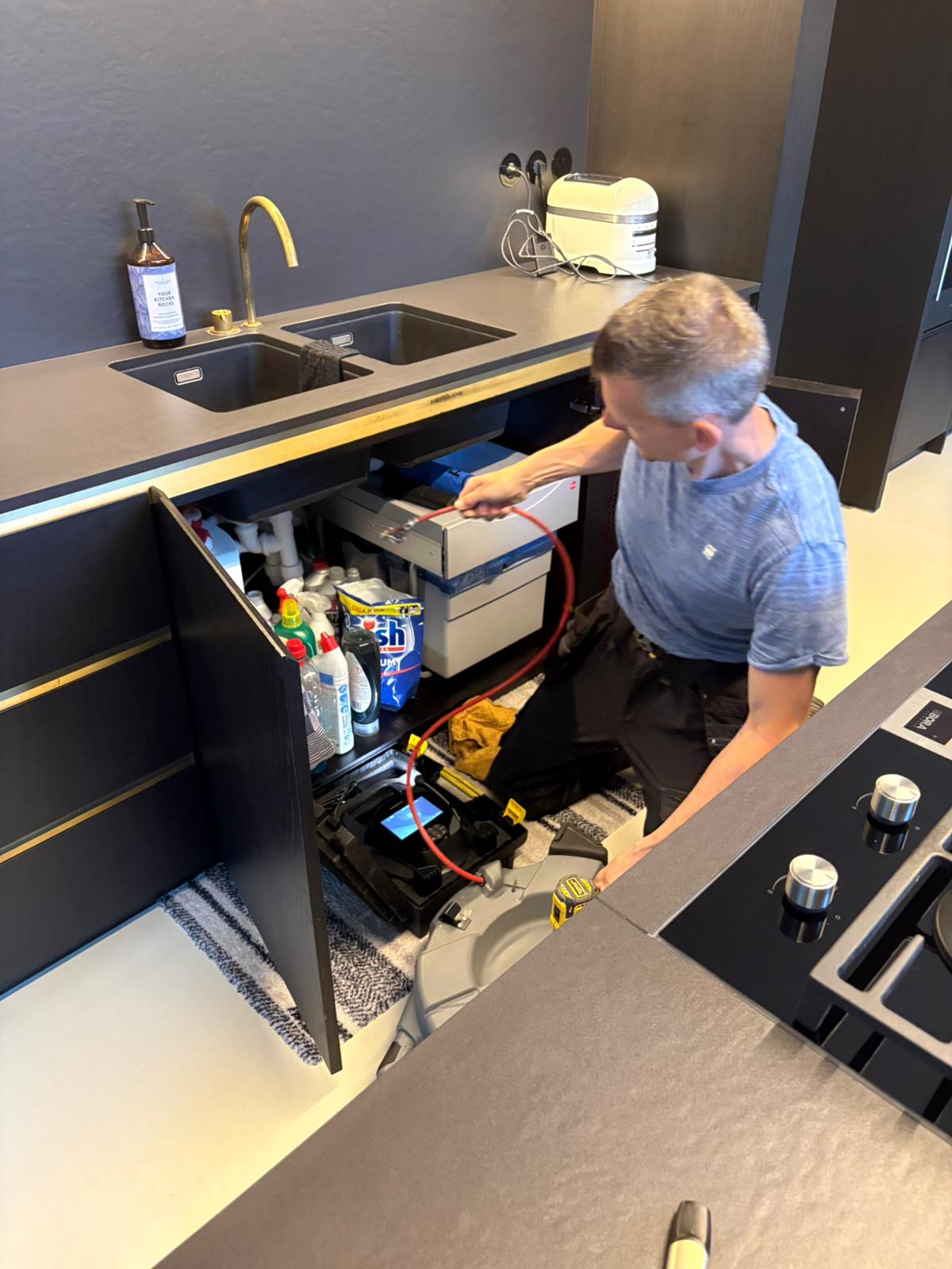 Ontstopping keuken