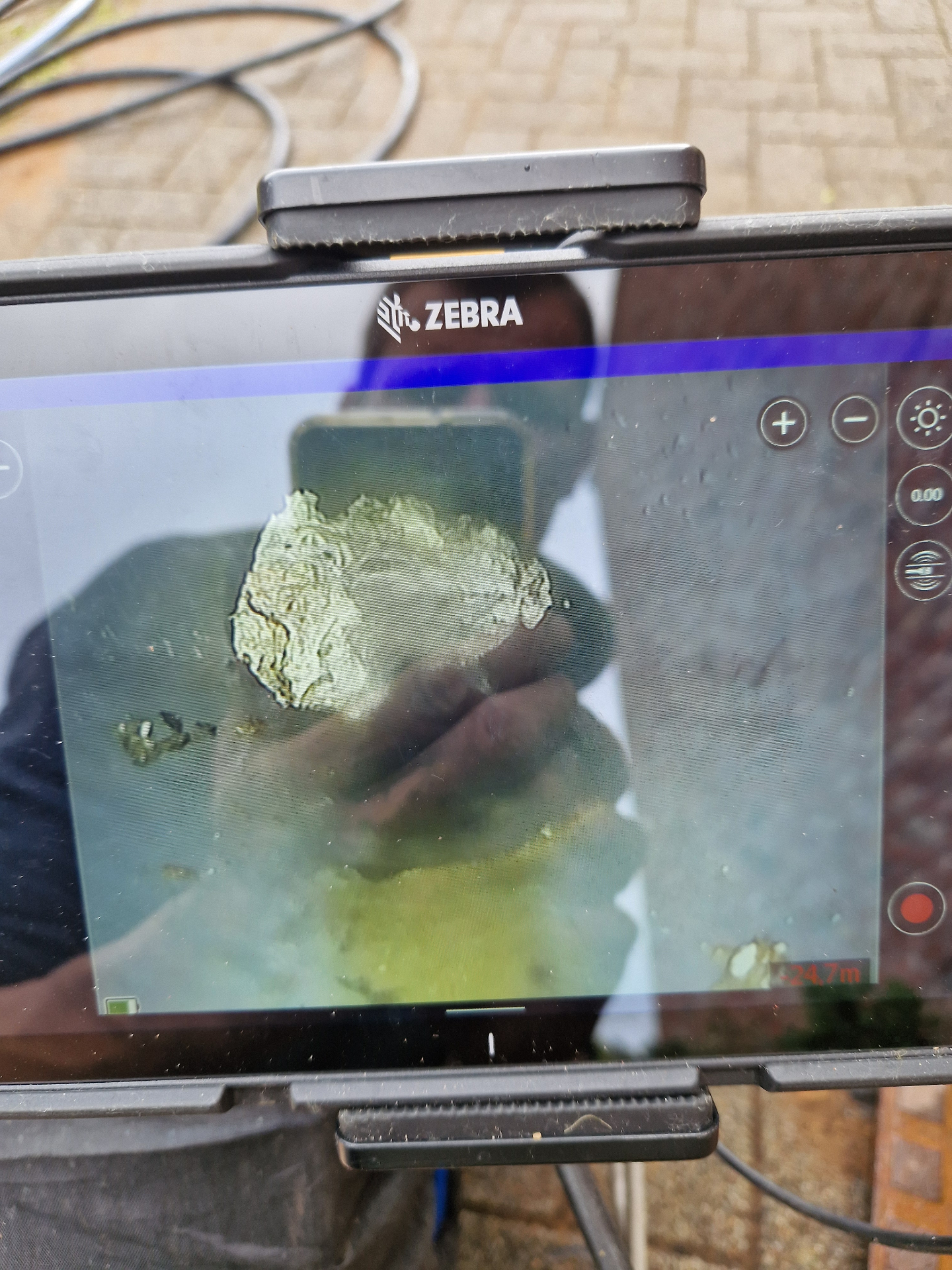 Camera-inspectie overloop septische put